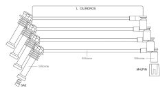 BOSCH F00099C121 — Set fișe bujii
