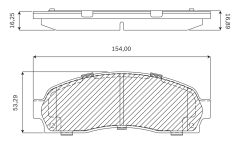 BOSCH F03B050047 — Plăcuțe de frână disc