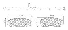 BOSCH F03B050136 — Колодки тормозные дисковые