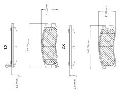 BOSCH F03B150045 — Plăcuțe de frână disc