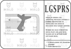 AKRON-MALÒ 13498PRSA — Inel de etanșare diferențial