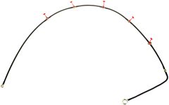 GATES MFL1241 — Furtun retur injectoare