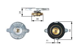 GATES RC107 — Bușon radiator
