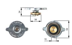 GATES RC115 — Bușon radiator