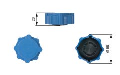 GATES RC214 — Крышка расширительного бачка