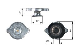GATES RC217 — Capac vas de expansiune