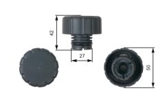 GATES RC244 — Крышка расширительного бачка