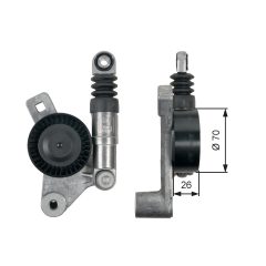 GATES T39132 — Întinzător curea trapezoidală dințată