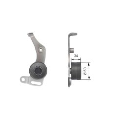 GATES T41138 — Натяжной ролик ремня ГРМ