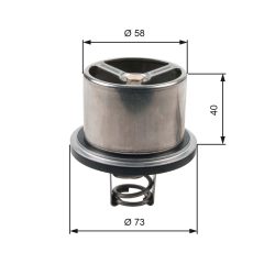 GATES TH07882 — Termostat lichid răcire