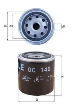 KNECHT OC 140 — Масляный фильтр