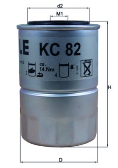 KNECHT KC 82D — Топливный фильтр