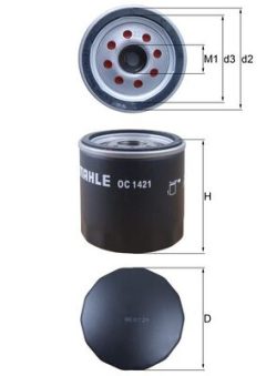 KNECHT OC 1421 — Filtru de ulei