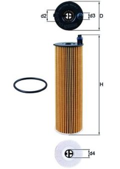 KNECHT OX 823/6D — Масляный фильтр