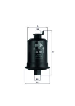 KNECHT KL 129 — Топливный фильтр