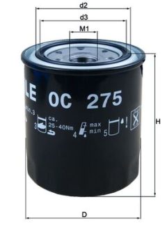 KNECHT OC 275 — Filtru de ulei
