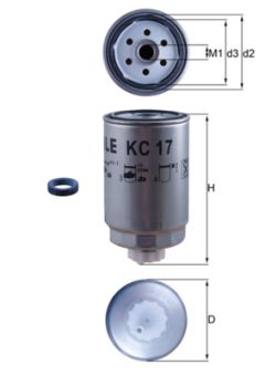 KNECHT KC 17D — Топливный фильтр