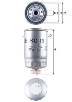 KNECHT KC 19 — Топливный фильтр