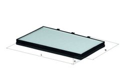 KNECHT LA 243 — Фильтр, воздух во внутренном пространстве