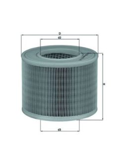 KNECHT LX 986 — Воздушный фильтр
