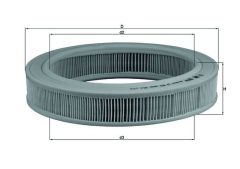 KNECHT LX 203 — Filtru de aer