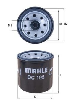 KNECHT OC 195 — Масляный фильтр