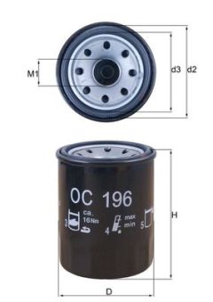 KNECHT OC 196 — Масляный фильтр