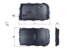KNECHT HX 184KIT — Масляный поддон, автоматическая коробка передач