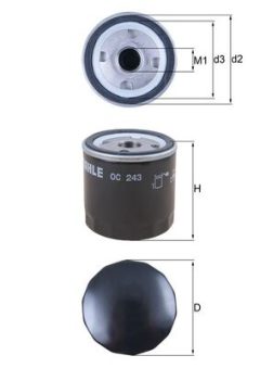 KNECHT OC 243 — Масляный фильтр