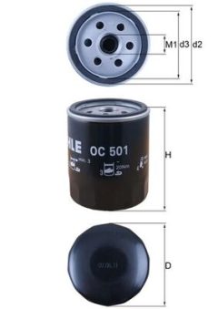KNECHT OC 501 — Масляный фильтр