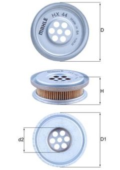 KNECHT HX 44 — Гидрофильтр, рулевое управление