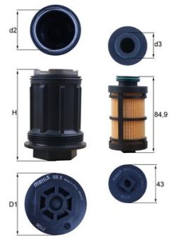 KNECHT UX 3KIT — Карбамидный фильтр