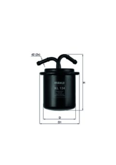 KNECHT KL 134 — Filtru combustibil
