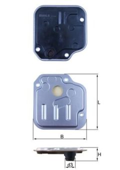 KNECHT HX 244 — Гидрофильтр, автоматическая коробка передач