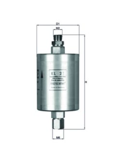 KNECHT KL 21 — Топливный фильтр