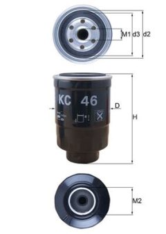 KNECHT KC 46 — Filtru combustibil