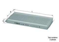 KNECHT LA 349/S — Filtru habitaclu (filtru polen)