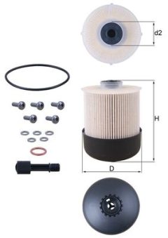KNECHT KX 338/26D — Топливный фильтр