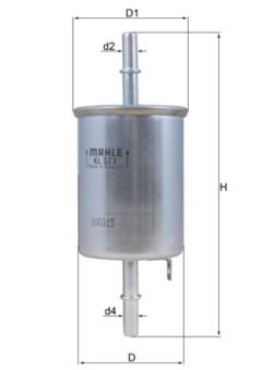 KNECHT KL 573 — Filtru combustibil