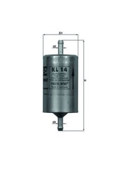 KNECHT KL 14 — Топливный фильтр