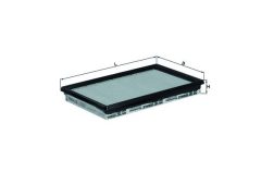 KNECHT LX 307 — Filtru de aer