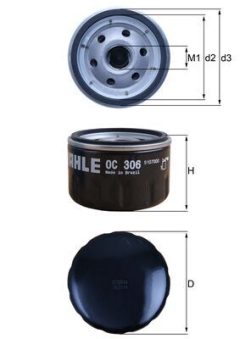 KNECHT OC 306 — Filtru de ulei