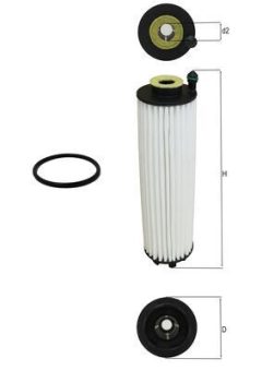 KNECHT OX 1366D — Масляный фильтр