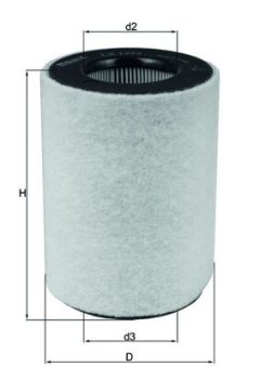 KNECHT LX 1792 — Filtru de aer