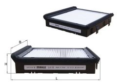 KNECHT LA 19 — Фильтр, воздух во внутренном пространстве