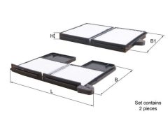 KNECHT LA 186/S — Фильтр, воздух во внутренном пространстве