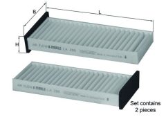 KNECHT LA 296/S — Filtru habitaclu (filtru polen)