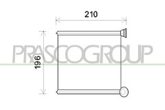 PRASCO AD324H001 — Радиатор печки