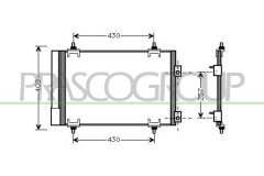 PRASCO CI424C002 — Radiator aer condiționat