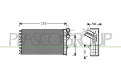 PRASCO CI424H001 — Radiator încălzire habitaclu